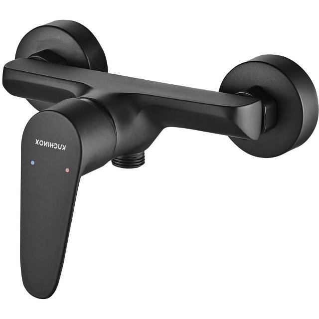 KUCHINOX Bateria prysznicowa ścienna SAGRA czarna BQR_740D