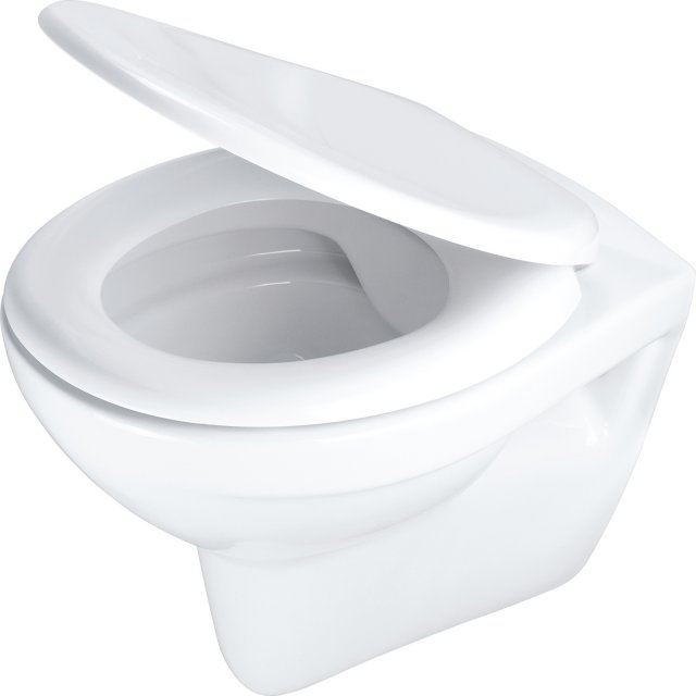 DEANTE Miska WC podwieszana BORO bezkołnierzowa z deską CMOD6SPW