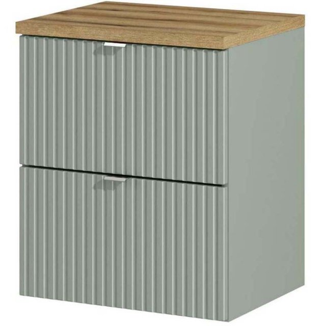 COMAD Szafka podumywalkowa LINE REED GREEN z blatem WOTAN 50 cm