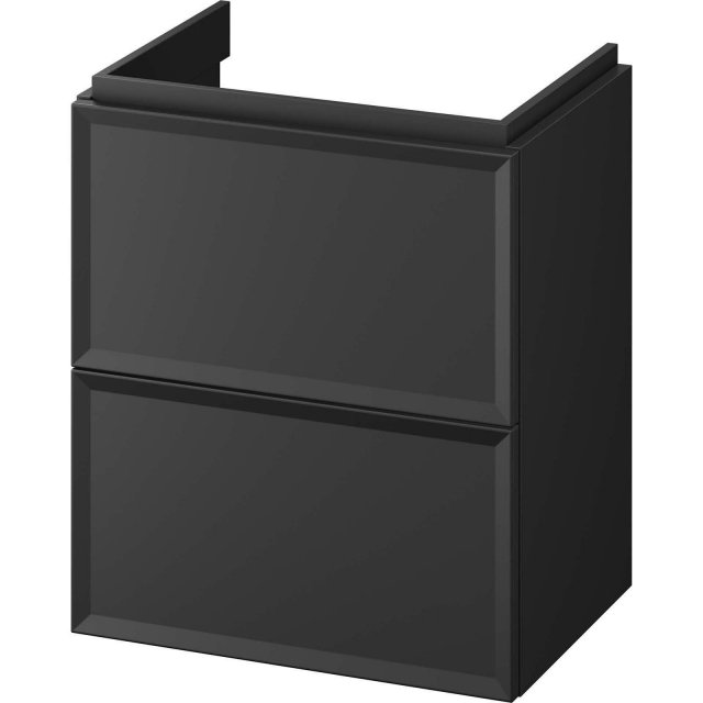 CERSANIT Szafka podumywalkowa MILOS 50 Slim czarny mat S1021-006