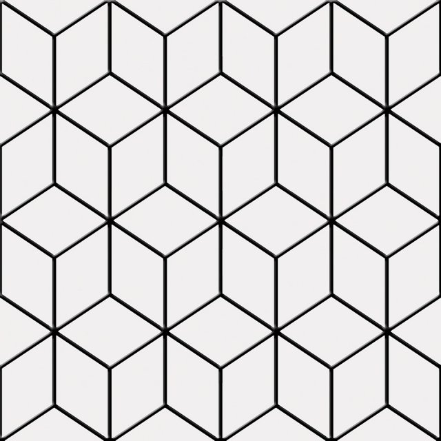 Gres szkliwiony hiszpański Keros ALHAMBRA NEGRO mat 25x25 gat. I