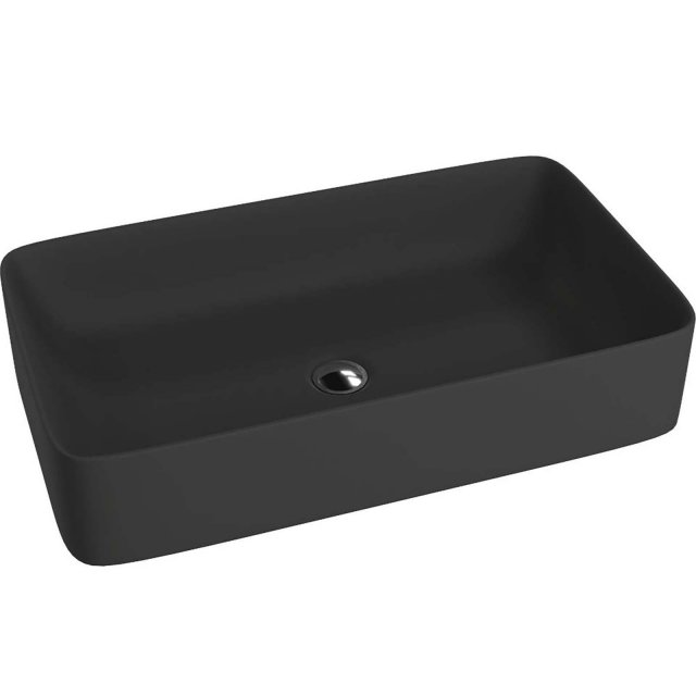 LAVITA Umywalka nablatowa PASANA BLACK 60,5