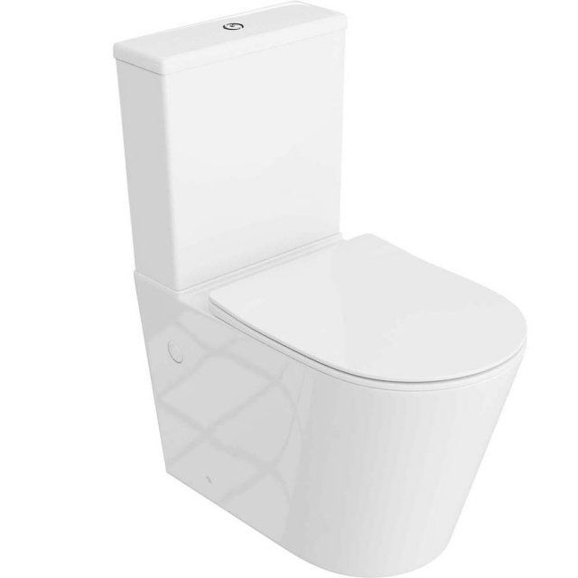 LAVITA Kompakt WC ANTON 2.0 wirowy z deską duroplastową biały