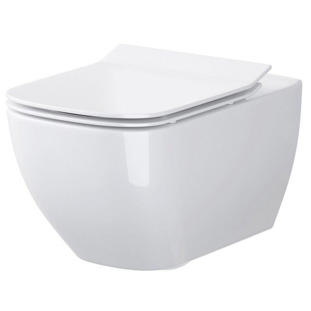 Miska WC podwieszana SET B139 METROPOLITAN UM CLEAN ON deska duroplas