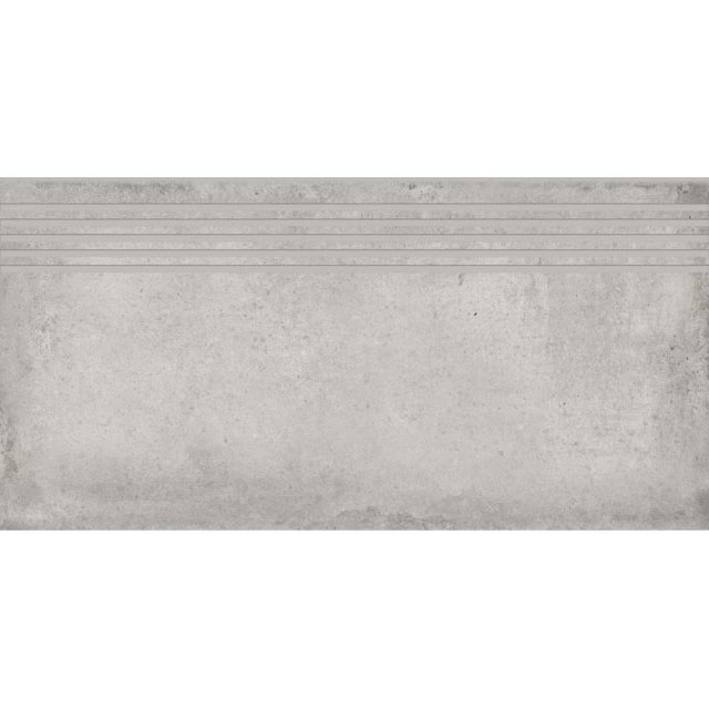 Gres szkliwiony stopnica DIVERSO light grey mat 8mm 29,8x59,8 gat. I