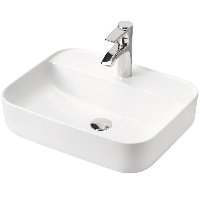 COMAD Umywalka nablatowa MAGIC 50 z korkiem click-clack chrom SET-MAG