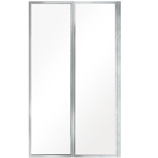 BESCO Parawan nawannowy AMBITION PREMIUM 81x140 dwuskrzydłowy chrom P