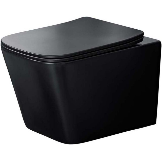 COMAD Miska WC podwieszana czarna E-1060A