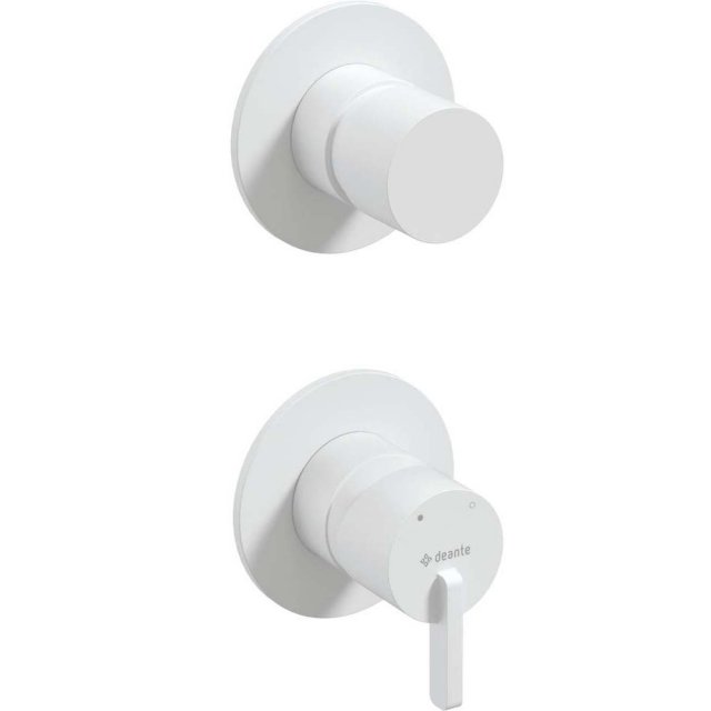 DEANTE Bateria prysznicowa podtynkowa SILIA biała BQS_A44P