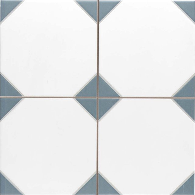 Gres szkliwiony hiszpański Realonda CANTERBURY BLUE mat 33x33 gat. I