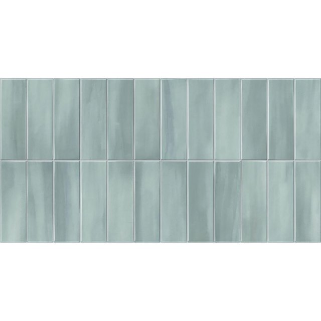 Gres szkliwiony hiszpański Gayafores DECO ALLURE GREEN błyszczący 32x