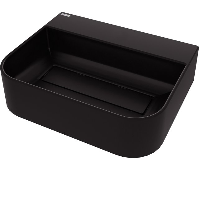 DEANTE Umywalka nablatowa ARNIKA granitowa 50,5x40,5 nero CQA_NU5S