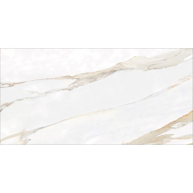 Gres szkliwiony SATUARIO CREMA white polished 60x120 gat. I