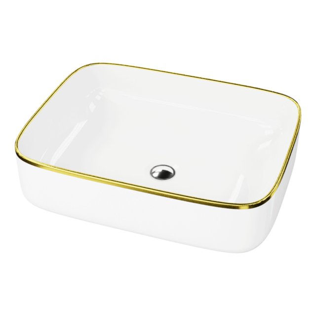 LAVITA Umywalka nablatowa GALERA GOLD LINE 50,5