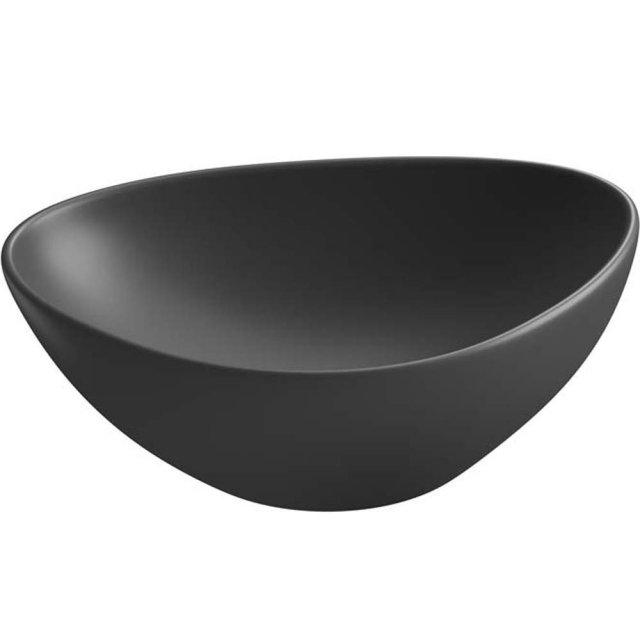 CERSANIT Umywalka nablatowa MODUO 45 nieregularna antracytowa K116-10