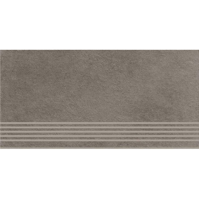 Gres szkliwiony stopnica BLEND grey mat 29,8x59,8 gat. I
