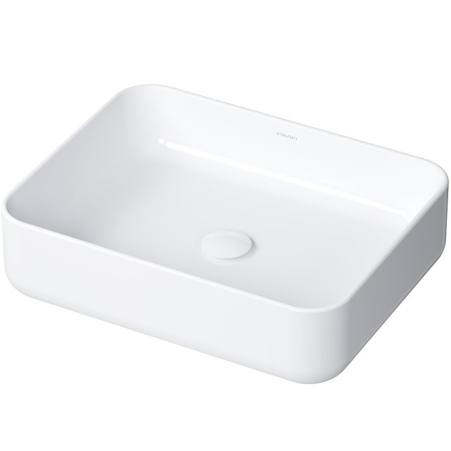 OMNIRES Umywalka nablatowa CORONA 50 prostokątna biały połysk CORONA5