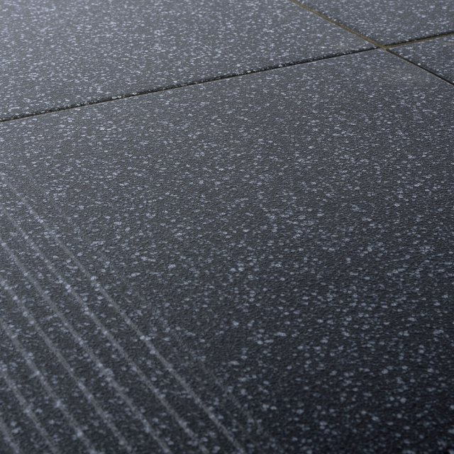 Gres szkliwiony stopnica MILTON graphite mat 29,7x29,7 gat. I Cersani