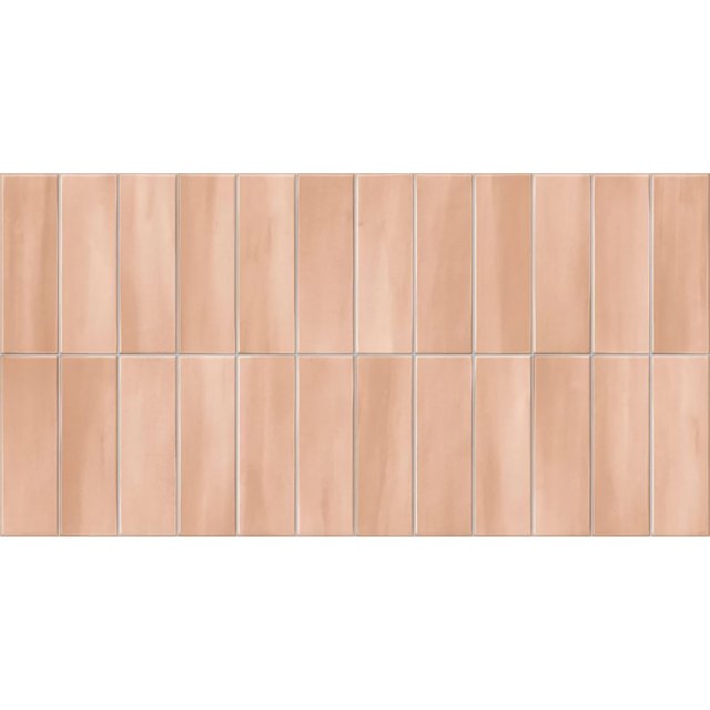 Gres szkliwiony hiszpański Gayafores DECO ALLURE ROSE błyszczący 32x6