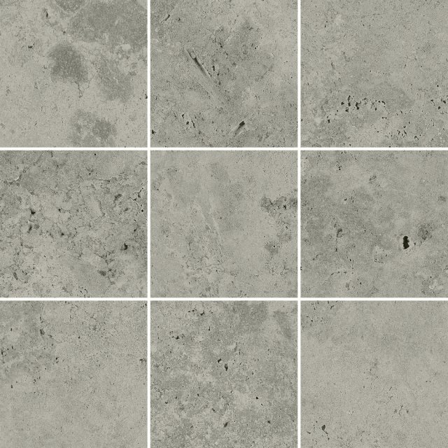 Gres szkliwiony mozaika CANDY light grey big squares mat 29,8x29,8 #6