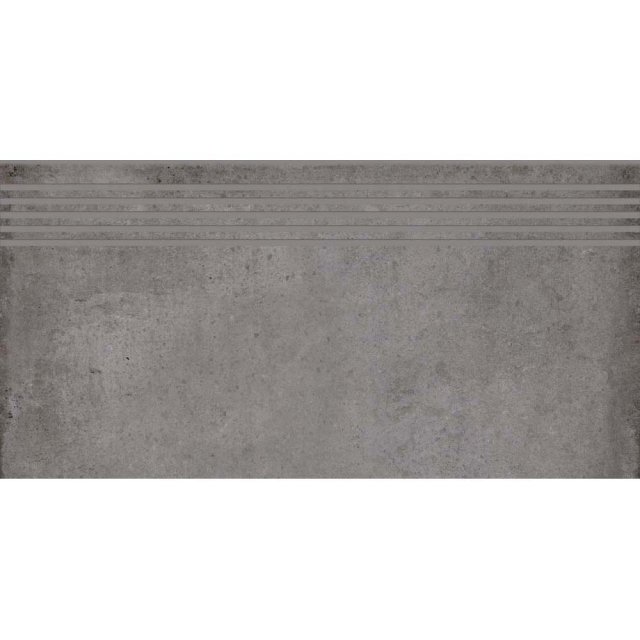 Gres szkliwiony stopnica DIVERSO grey mat 8mm 29,8x59,8 gat. I