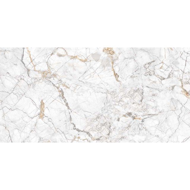 Gres szkliwiony FORZA white mat carving 60x120 gat. I Cersanit