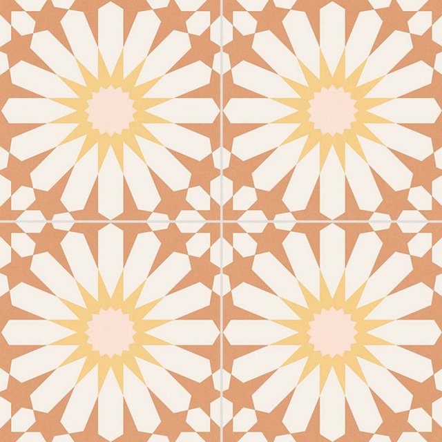 Gres szkliwiony hiszpański Gayafores SOLEIL ORANGE mat 33,15x33,15 ga