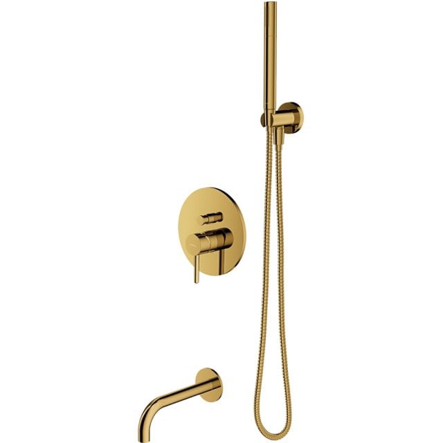 OMNIRES System wannowy Y podtynkowy złoty połysk SYSYW01GL