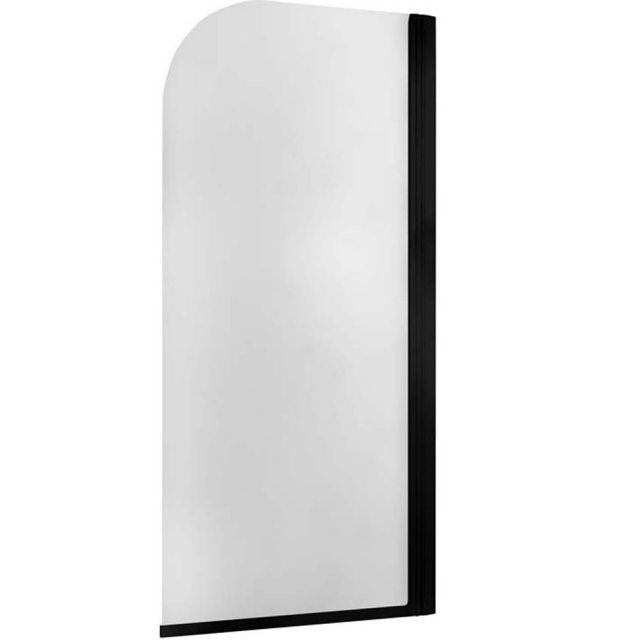 KFA Parawan nawannowy MODERN 68x140 cm 1-elementowy czarny szkło tran