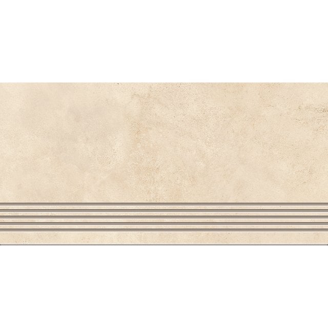 Gres szkliwiony stopnica WINTER SHADOW beige mat 29,8x59,8 gat. I