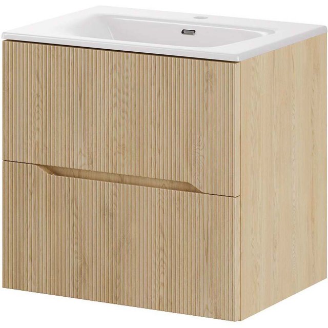 COMAD Szafka NORDIC CREMONA z umywalką meblową SKY 60 cm