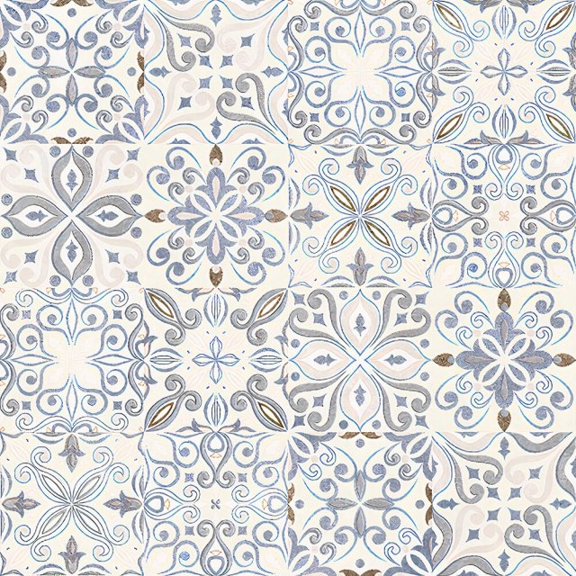 Gres szkliwiony TUA PATCHWORK light mat 60x60 gat. I