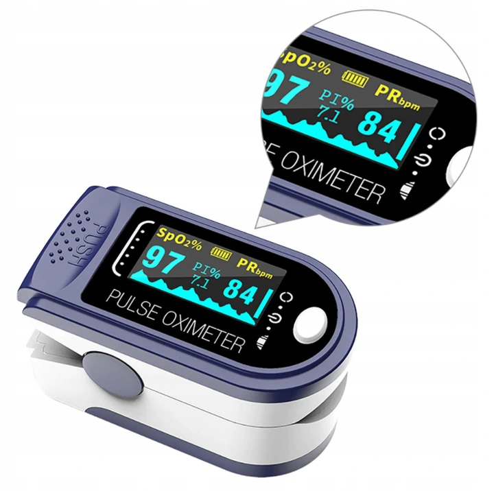 Pulsoksymetr napalcowy pulsometr