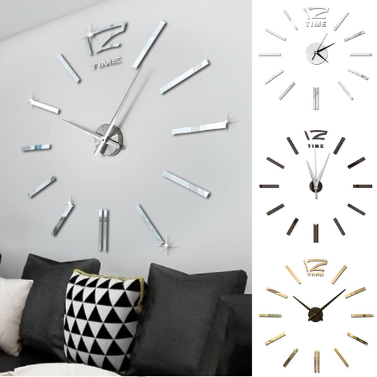 Zegar ścienny 3D Nowoczesny 60 x 70 cm