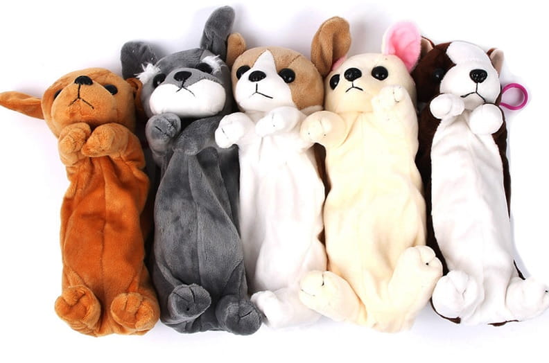 Pluszowy piórnik Pies 08