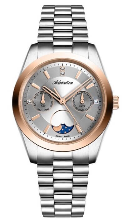Zegarek damski Adriatica Classic Moonphase A3802.R117QF