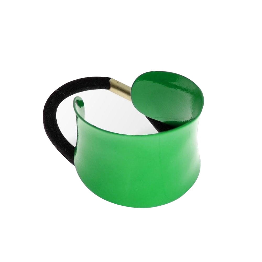 Gumka do spinania włosów zielona