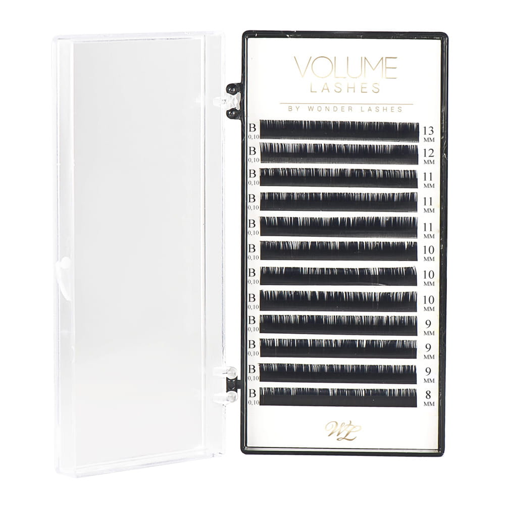 Rzęsy na pasku volume metoda objętościowa Wonder lashes b 0,10 8 15 mm