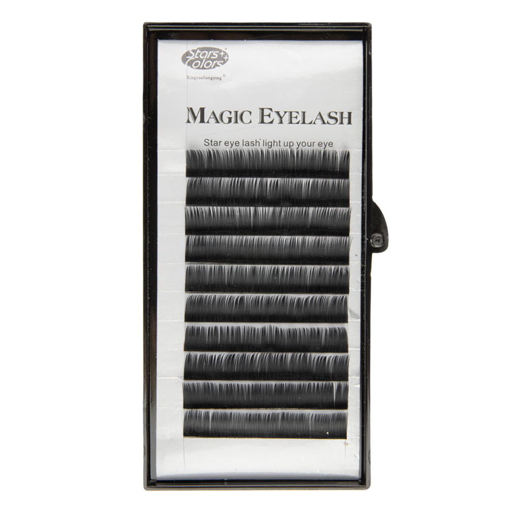 Rzęsy na pasku pojedyncze Sc Magic Eyelash czarne 0,15 c 10 mm