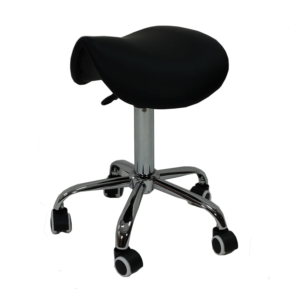 CO Taboret kosmetyczny OPTIMA bez oparcia czarny CN03560