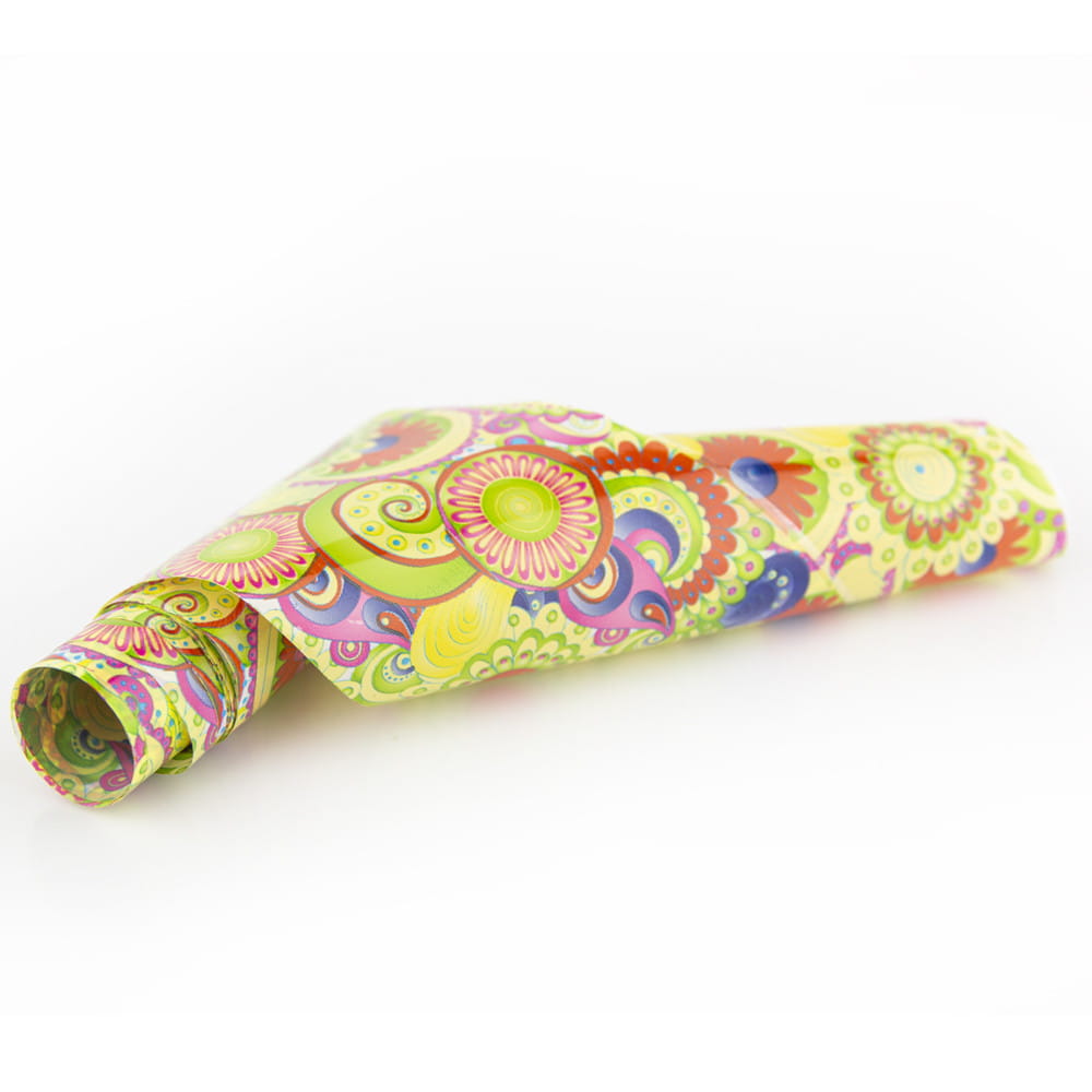Folia transferowa 100 cm retro paisley Nr 1