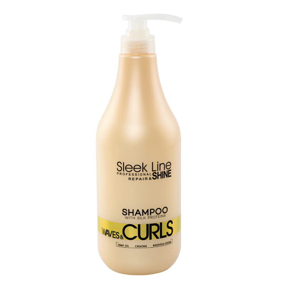 Szampon do włosów kręconych Stapiz Sleek Line Waves&Curls 1000ml