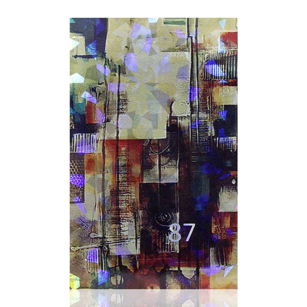 Naklejka do paznokci Laser effect samoprzylepna arkusz 8 cm x 5 cm Nr 67