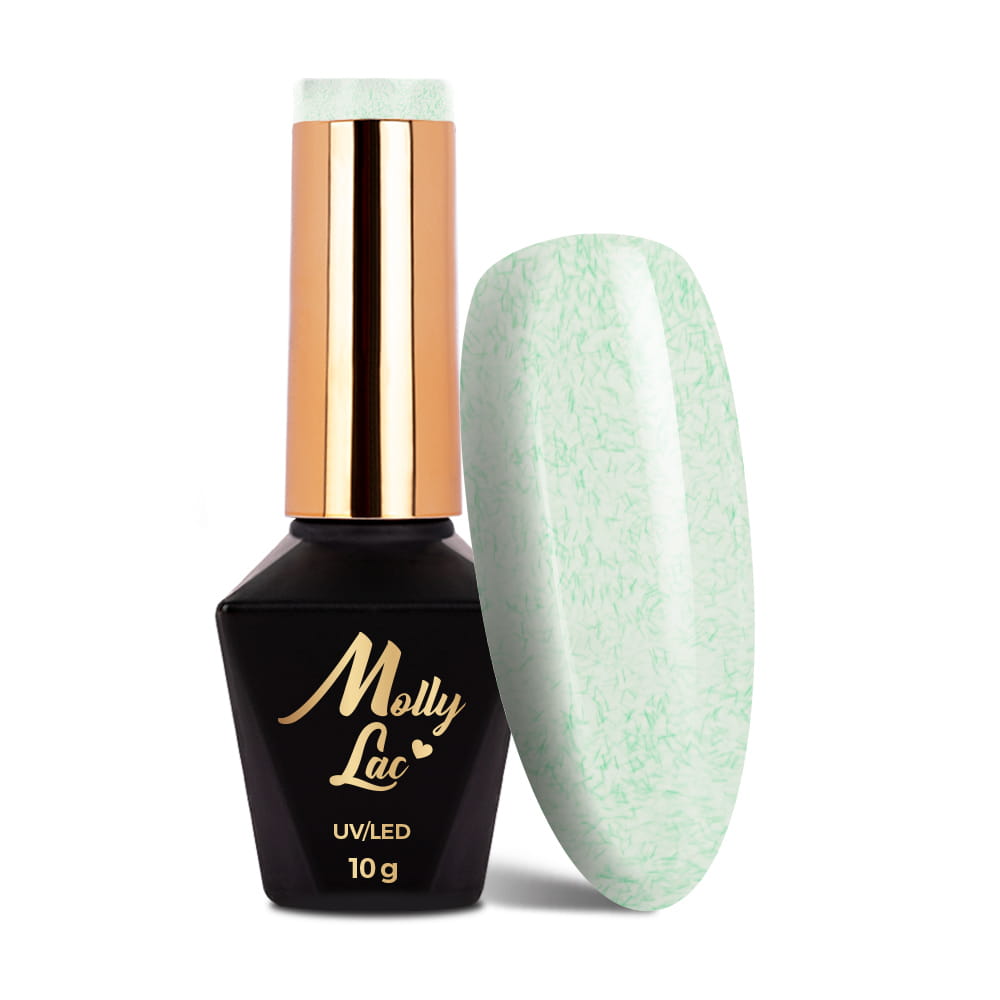Lakier hybrydowy LED/UV Gel Polish MollyLac Cotton Sweater Nr 710 Mint 10g