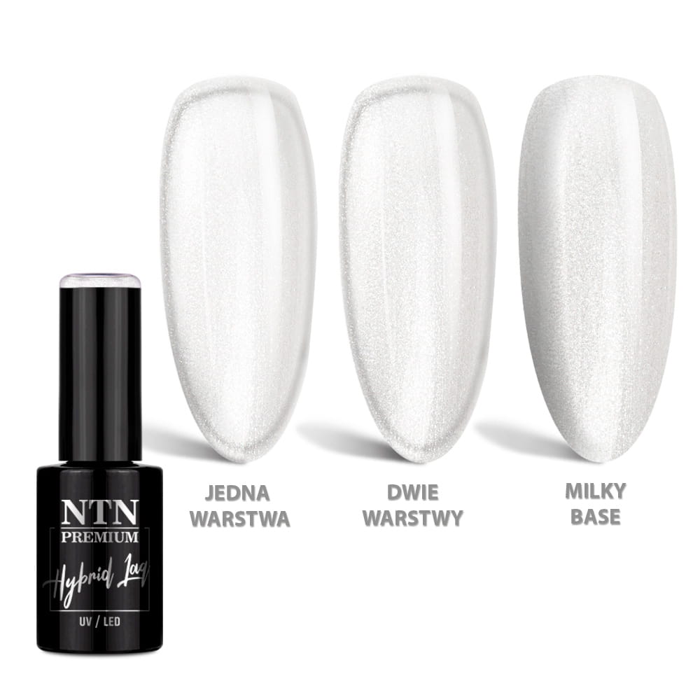 Lakier hybrydowy LED/UV Gel Polish Whites Nr 476 Limited Edition NTN Premium 5g