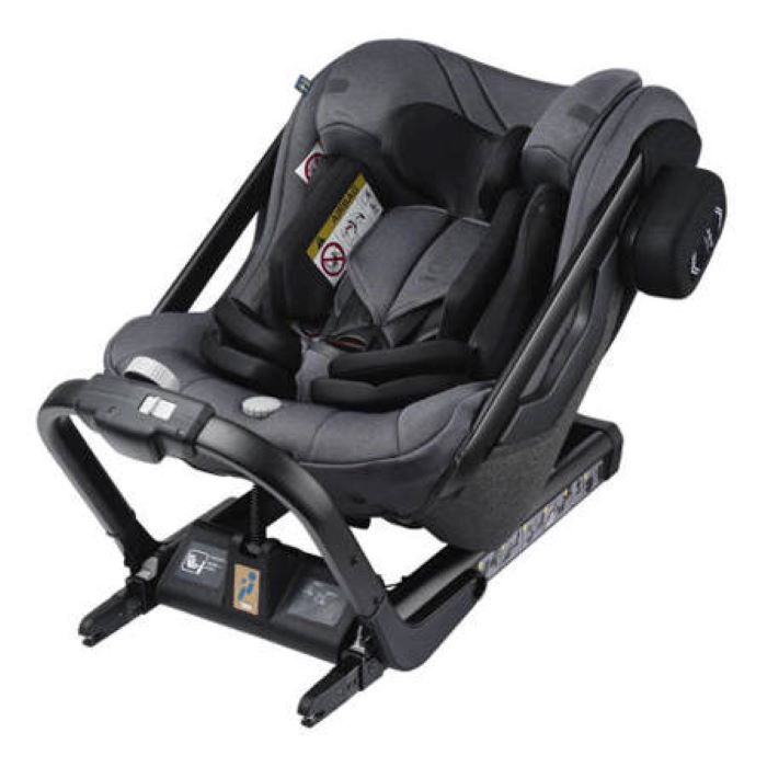 Axkid One+ 2 - fotelik samochodowy dla dzieci od 40 do 125 cm wzrostu-Granite Melange