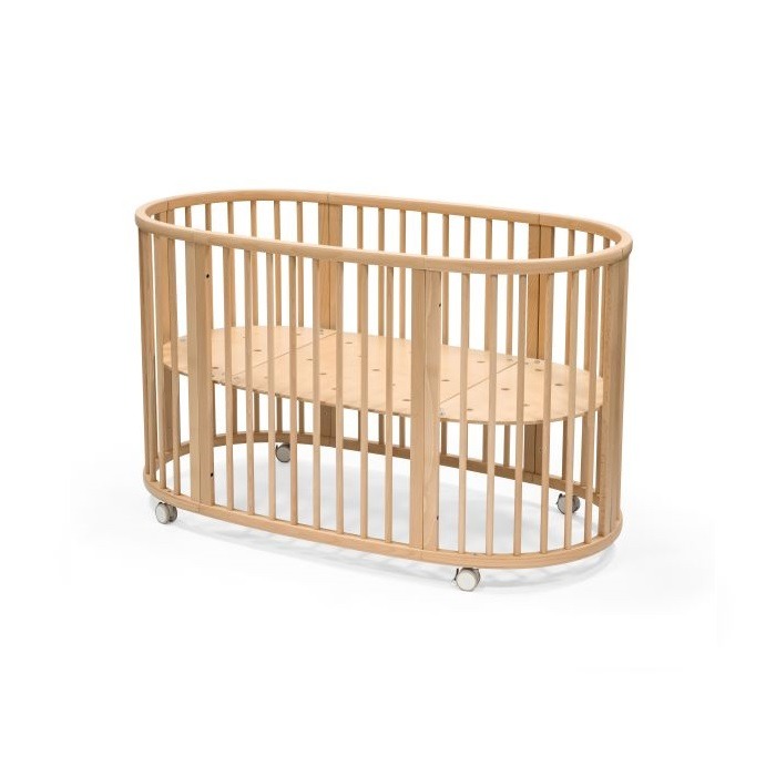 Stokke Sleepi V3 - owalne łóżeczko dziecięce-Natural