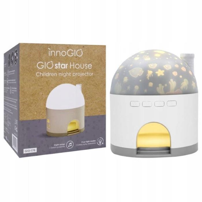 GIOstar House- Projektor z pozytywką dla dzieci - GIO-176