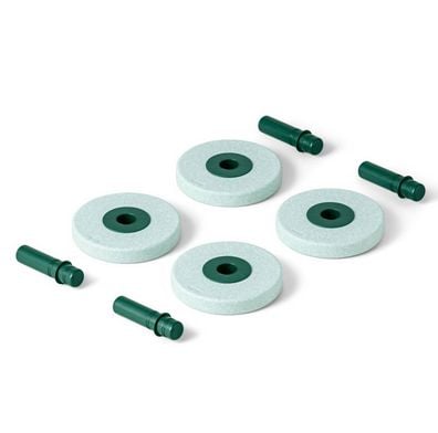 MODU - zestaw 4 piankowych kół-Miętowy