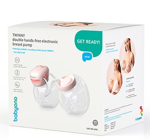 Baby Ono Podwójny laktator muszlowy elektryczny Twinny